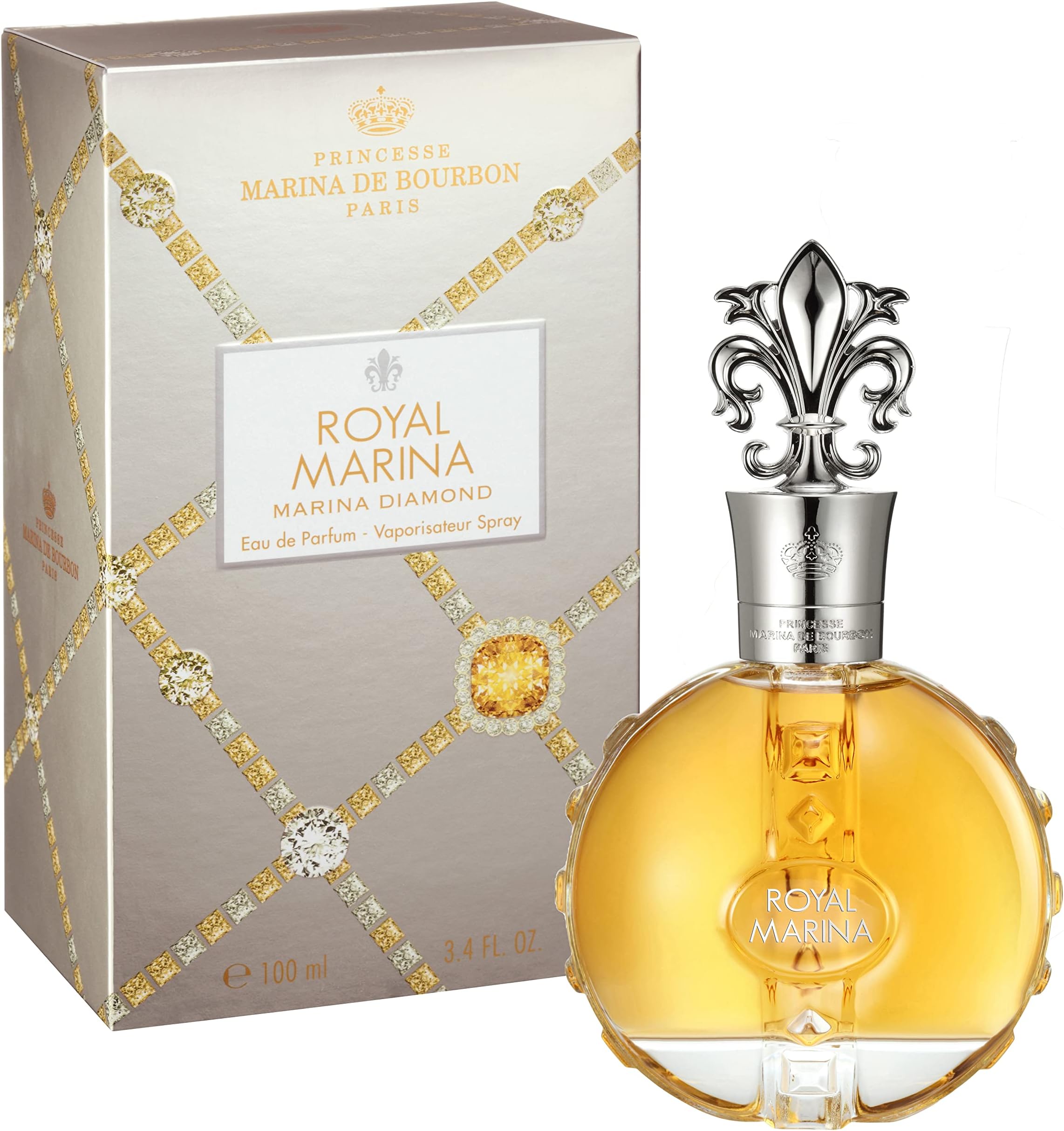 Marina de Bourbon Royal Marina Diamond Edp Spray 3.4 Oz for Women