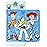 Jay Franco Kids Nap Mat Cartoon Embedded Pillow & Blanket - Soft 46x20Microfiber Sleeping Bag with Name Tag & Handle for School, Travel, Sleepover, Blue - Toy Story