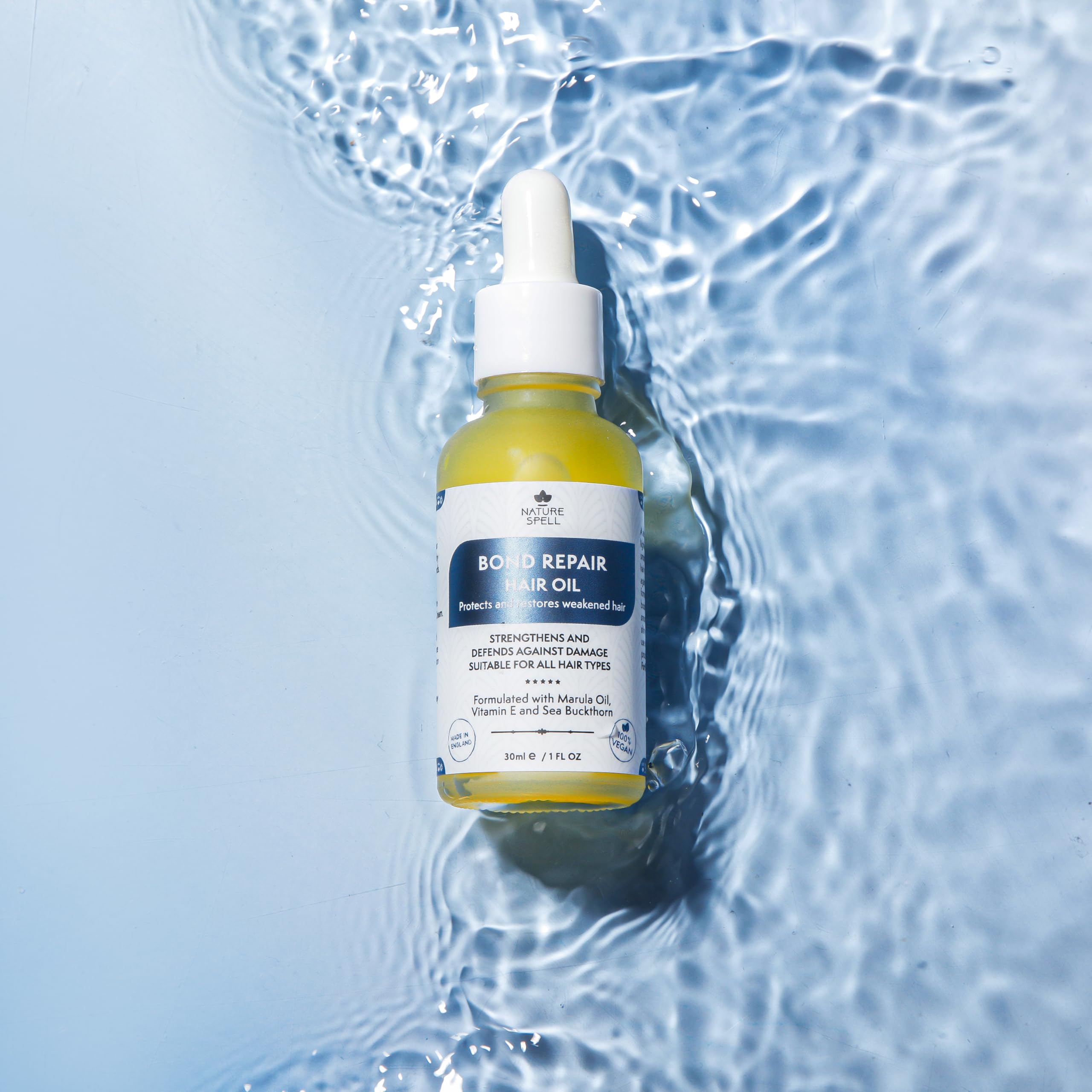 Nature Spell Bond Repair Hair Oil, Prevents Damage & Restores Hair Structure, Infused with Arginine - Image 4