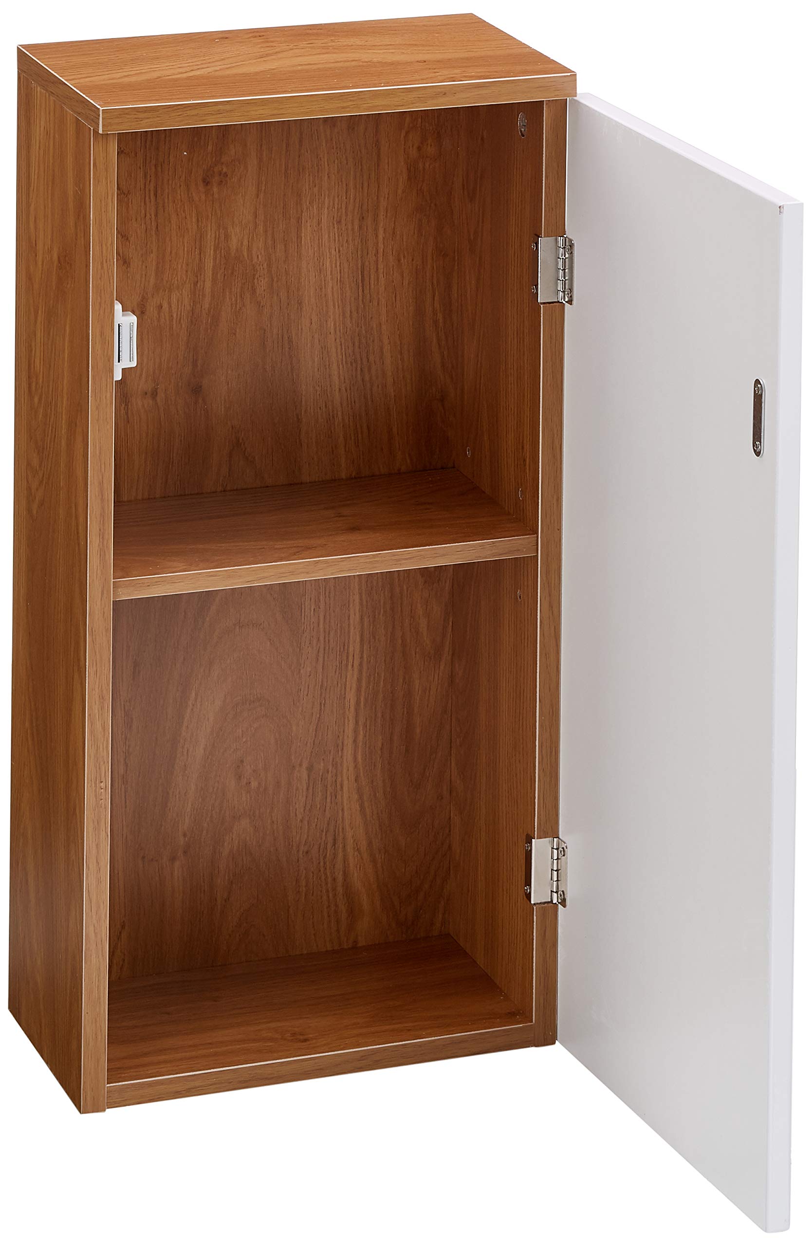 Premier Housewares 2403290 Armoire Murale avec 1 Porte Effet Chêne/Miroir