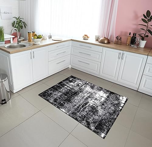 Miniatura 275 de Keen Home Design Alfombras de área - 9x12 sin desprendimiento, alfombras abstractas para cocina, sala de estar, dormitorio, comedor, entrada -