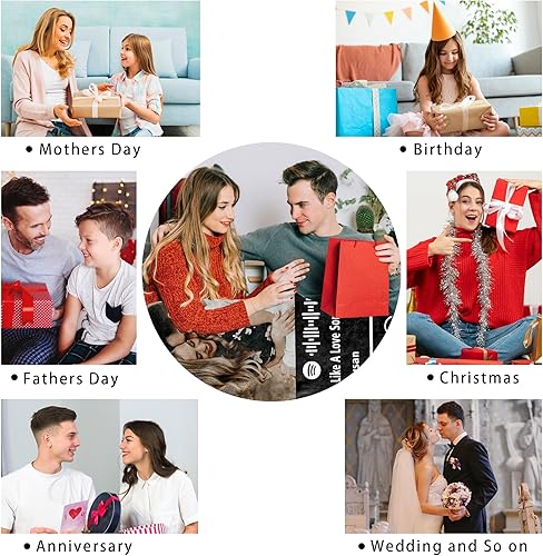 Miniatura 6 de Manta personalizada con fotos personalizadas para el día siguiente, manta personalizada de Spotify, regalos divertidos de Navidad personalizados