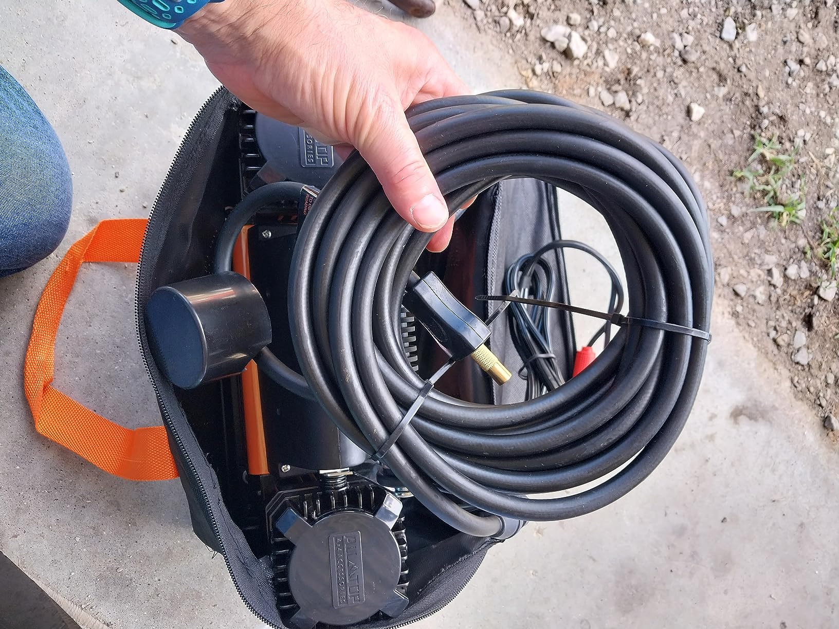 29/mo Finance ALLTOP Air Compressor Kit, Dual Cylinder 12V Portable Inflator 12.35 ft³/Min