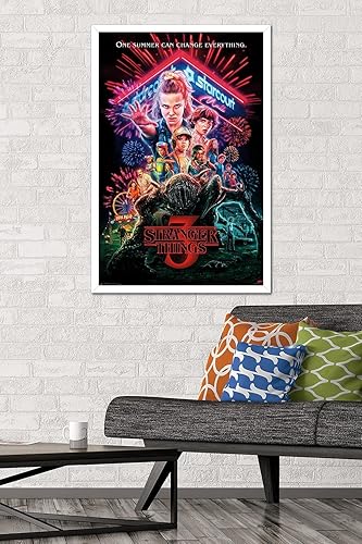 Vista 107 de Trends International - Stranger Things de Netflix: Temporada 3, póster para pared de una hoja, 57 x 86 cm, versión de alta calidad no enmarcada