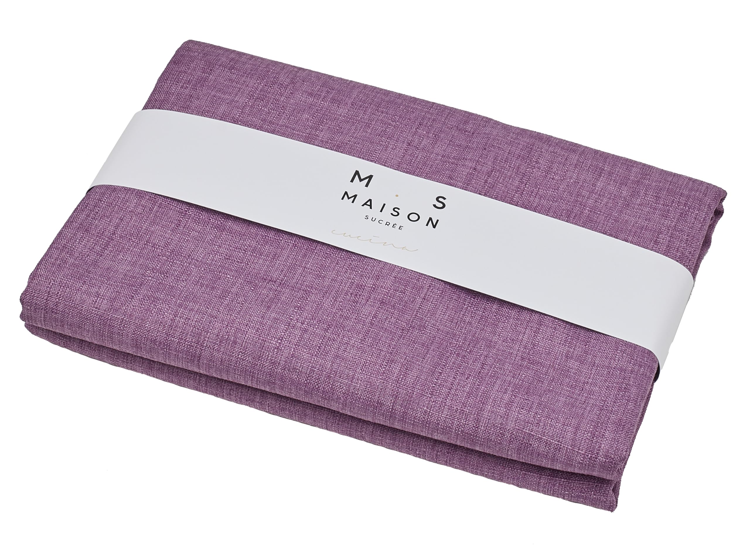 Mantel cuadrado para 6 personas, antimanchas e impermeable, color liso, base Korin, 155 x 155 cm, cuadrado, para 6 personas (ratón)