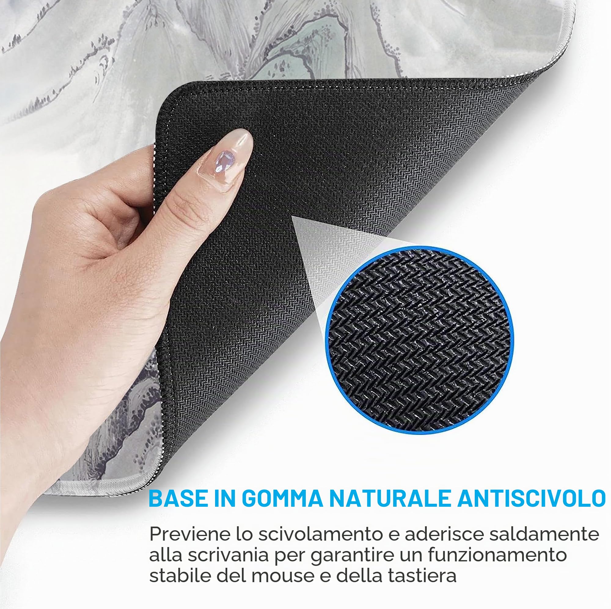 LL-COEUR XXL Paesaggio Tappetino per Mouse Pad Gaming Computer Scrivania Desk Mat (700 x 300 x 3 mm, Paesaggio 1)