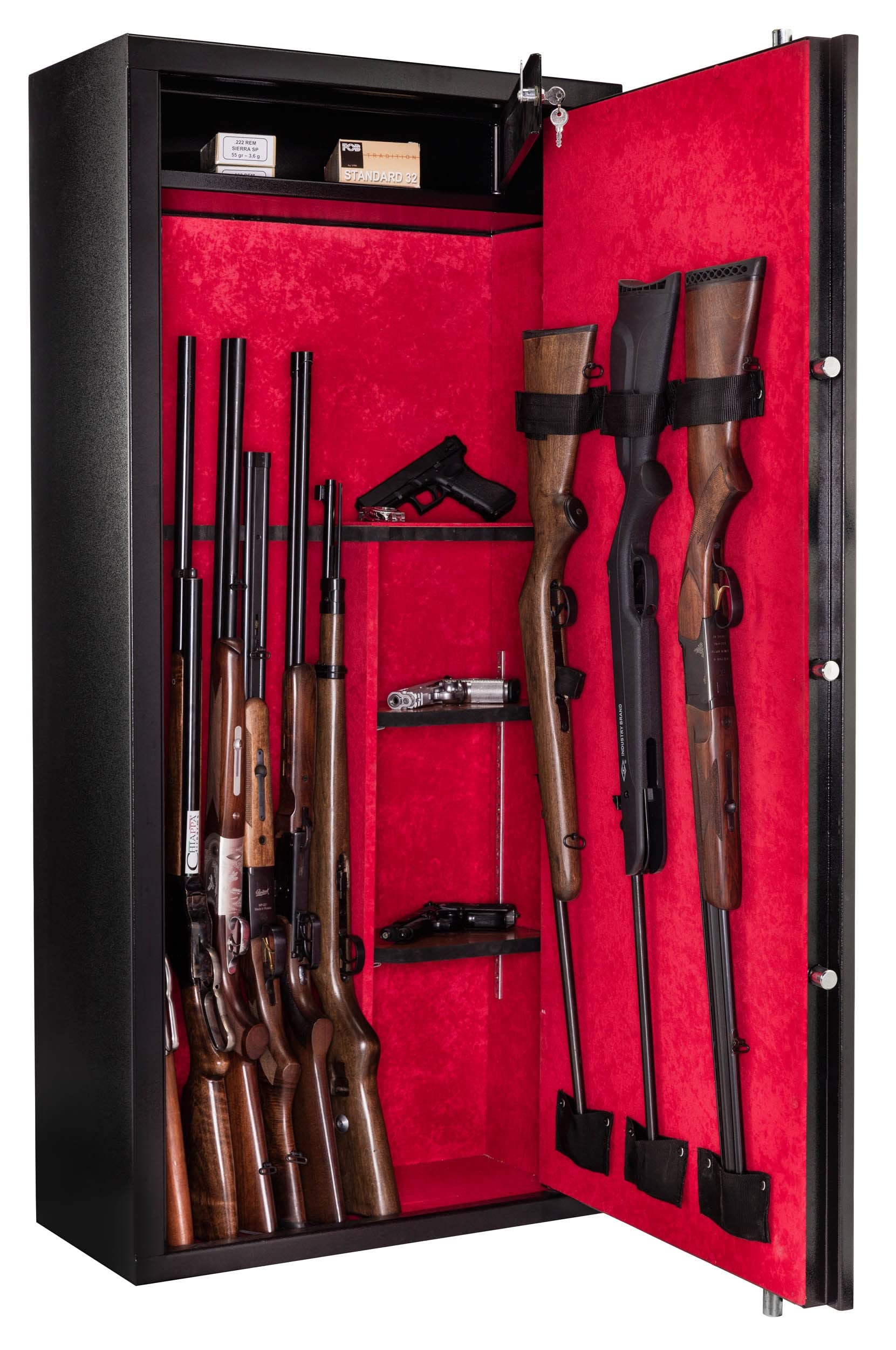 Rietti Armoire Forte Premium modulable 14 Armes / 9 Armes + étagères