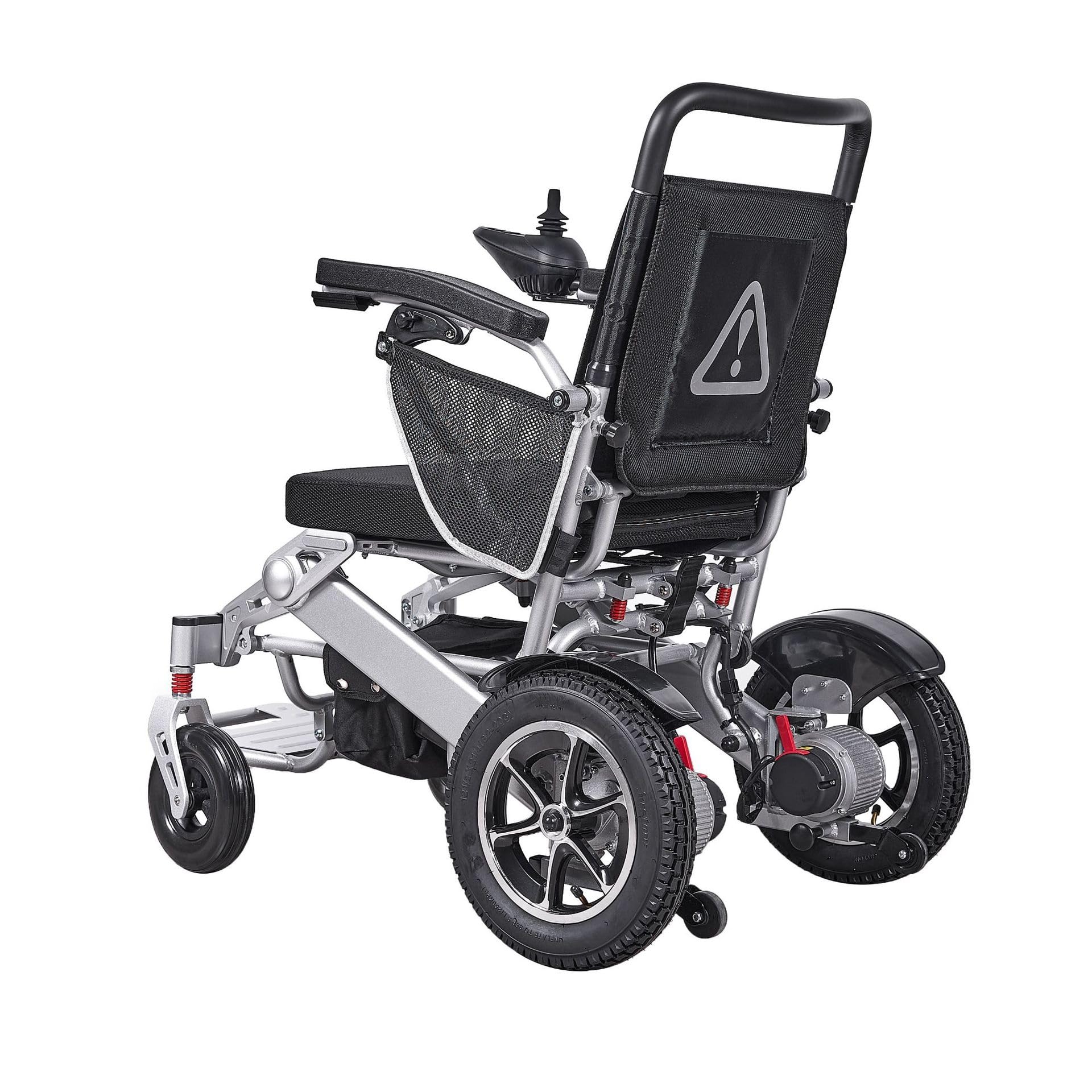 Silla de ruedas eléctrica, motorizada todo terreno, ligera, plegable para viajes y uso diario, ideal para personas mayores