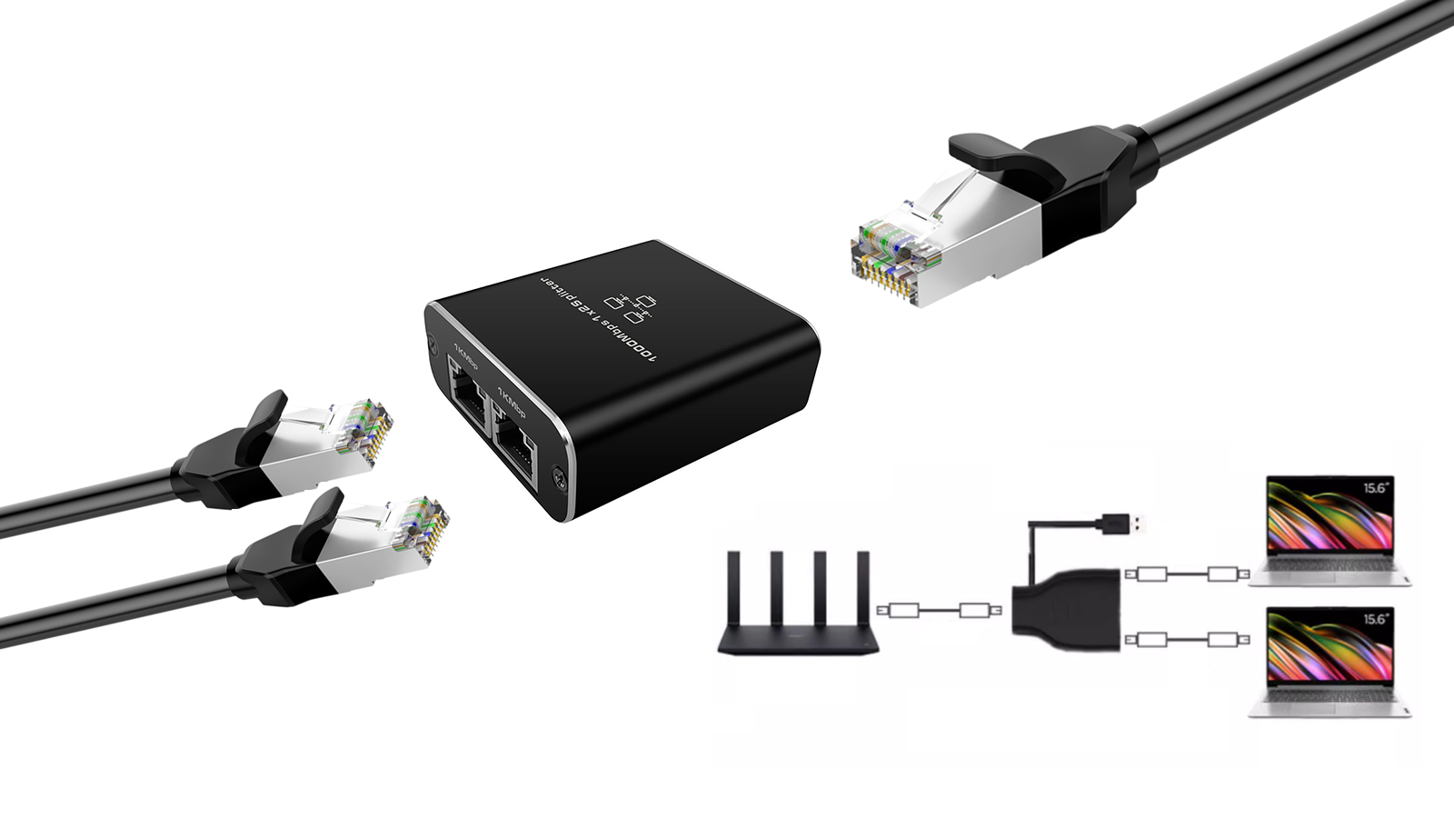 Split Network Hub Ethernet Switch Vs Hub Vs Splitter Comparison Splitters