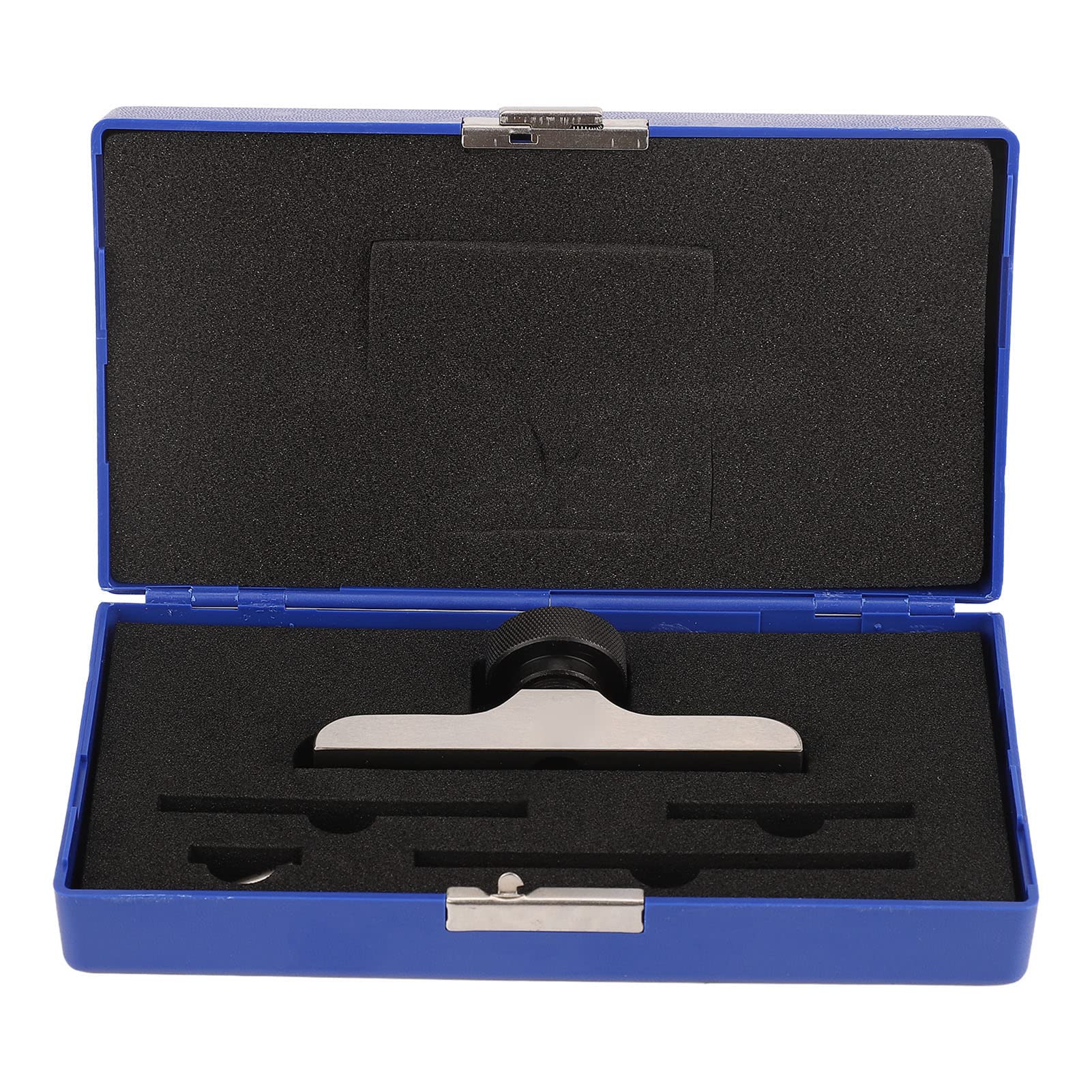 Base con Indicatore di Profondità Supporto Micrometro Aste Prolunga 3 Pezzi Acciaio Inossidabile Temprato 103x17 mm