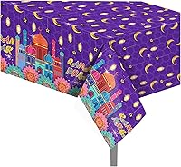 Vista 35 de CC HOME 1 Pack Train Plastic Tablecloth 54 x 87 Inch Long Rectangular Table Cover for Buffet,Birthday Party Holiday Dinner,Picnic or Tablecloth for