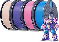 Vista 43 de SUNLU - Filamento PLA Plus 1.75mm Negro 1KG, Filamento para impresora 3D enrollado cuidadosamente 1.75mm, PLA+ 1000g, precisión dimensional de +