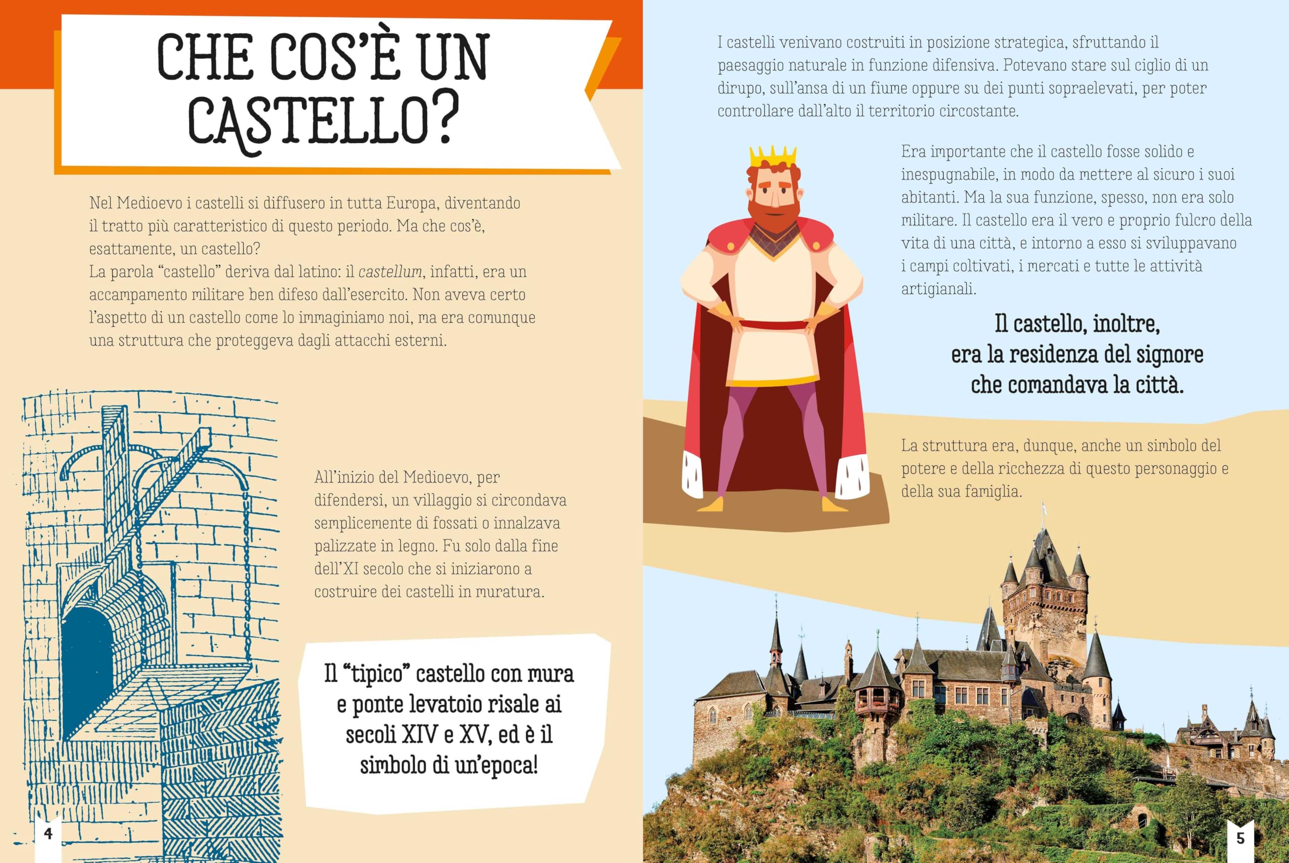 Il castello medievale 3D. Ediz. a colori. Con modellino 3D da costruire