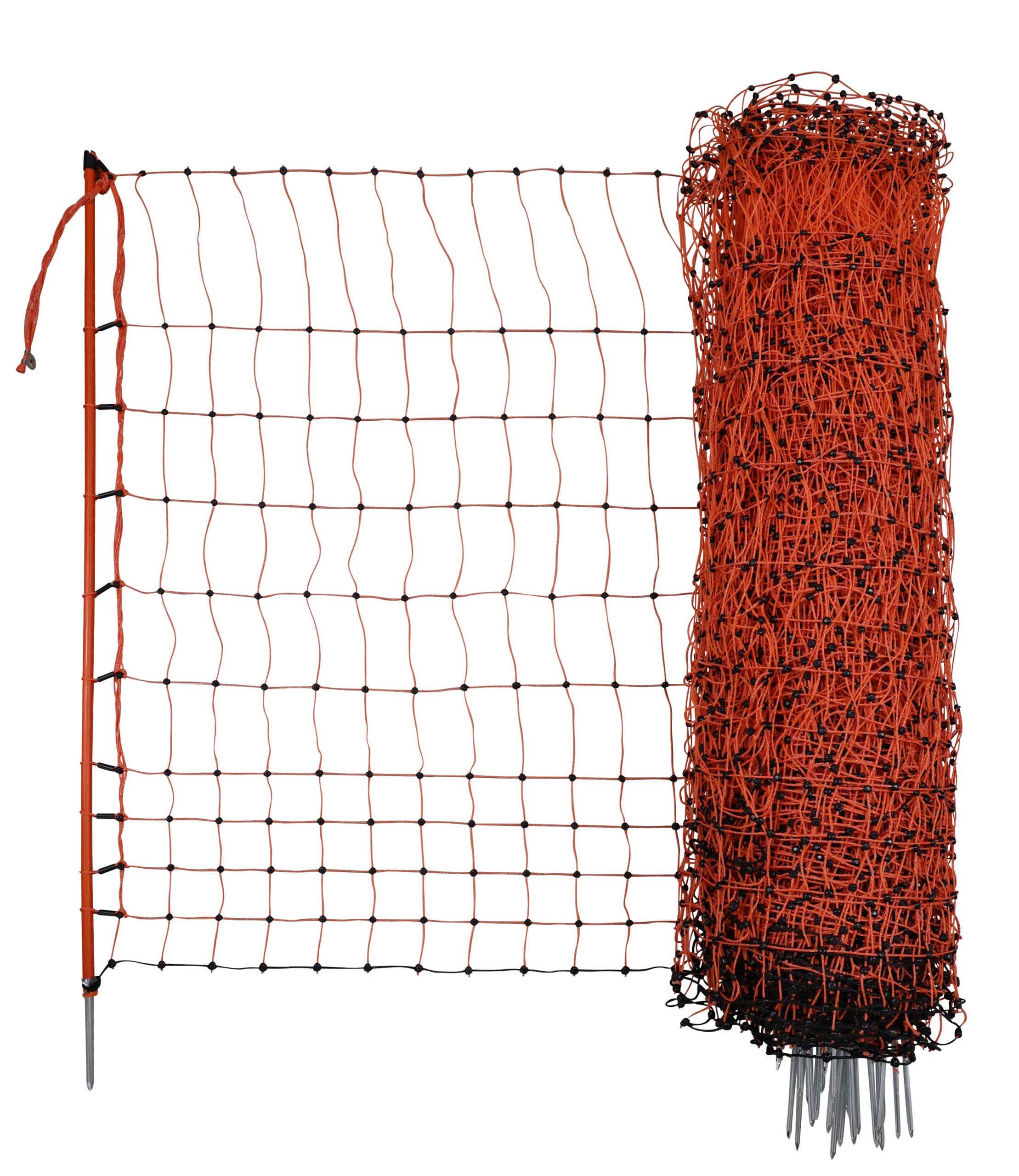 Kerbl Pet EL.Leite Poultry Netting 50 m 106 cm Single Tip Orange