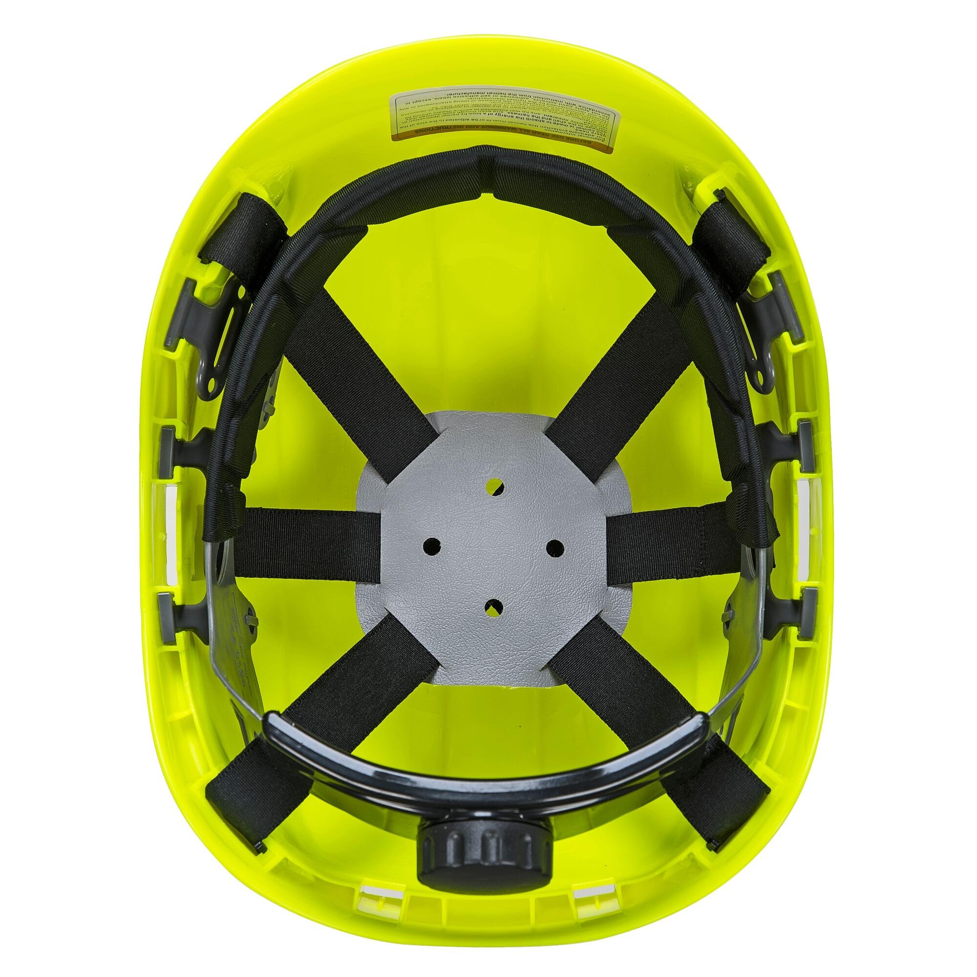 Portwest PS53 Height Endurance Casque de Chantier Travaux en Hauteur Casque de Sécurité Électricien Coque ABS Légère Non Ventilée Jugulaire 4 Points Harnais 6 Points Isolation Électrique, Jaune