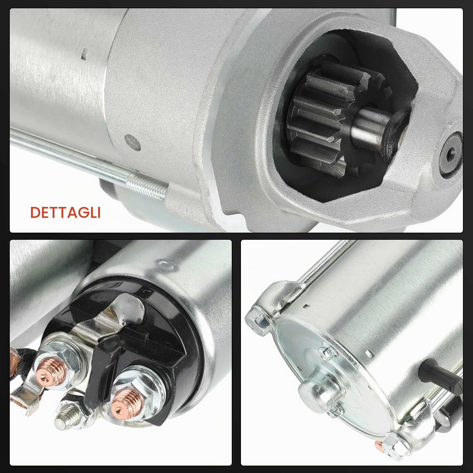 Frankberg Motorino di avviamento 14 kW 12 V 12 denti 2S6U-11000-EB | Compatibile con: Fiesta V Van, Tourneo Courier B460 MPV, Fiesta V JD JH, Fiesta VI Van, B-Max JK, Fiesta VI CB1 CCN