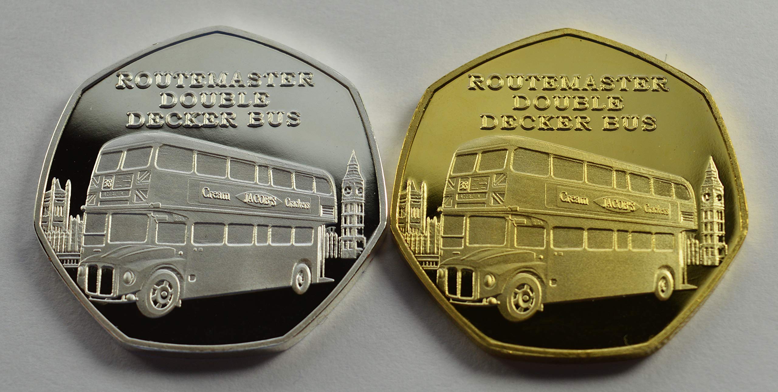 Buy The Commemorative Coin Company Pair of ROUTEMASTER RED 'DOUBLE ...