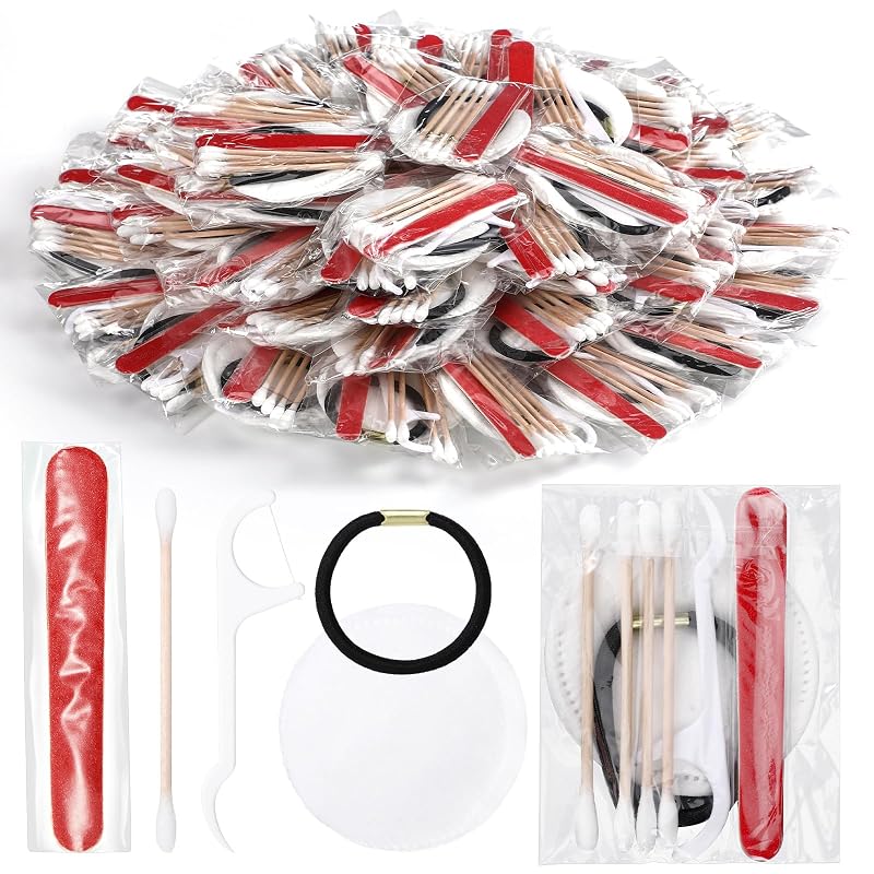 Kit de higiene para viagem Tondiamo com hastes e acessórios, pacote com 100