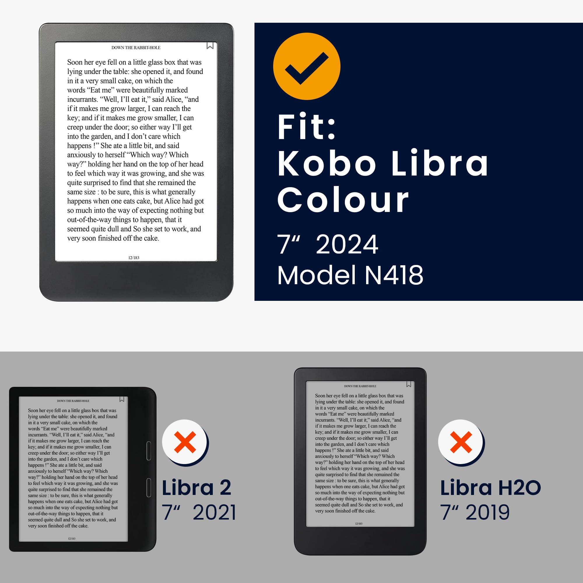 kwmobile Custodia Kobo Libra Colour Cover Flip Case multicolore Pop Art