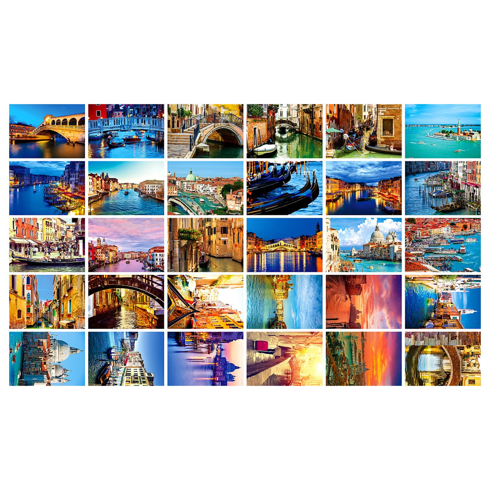 Venice Postcards, 30 Pcs Travel Landscape Postcards from Venice Venetian Scenes for Wall Decor Scrapbooking Greetings, Beautiful Scenic Postcard Gifts for Tourists Friends