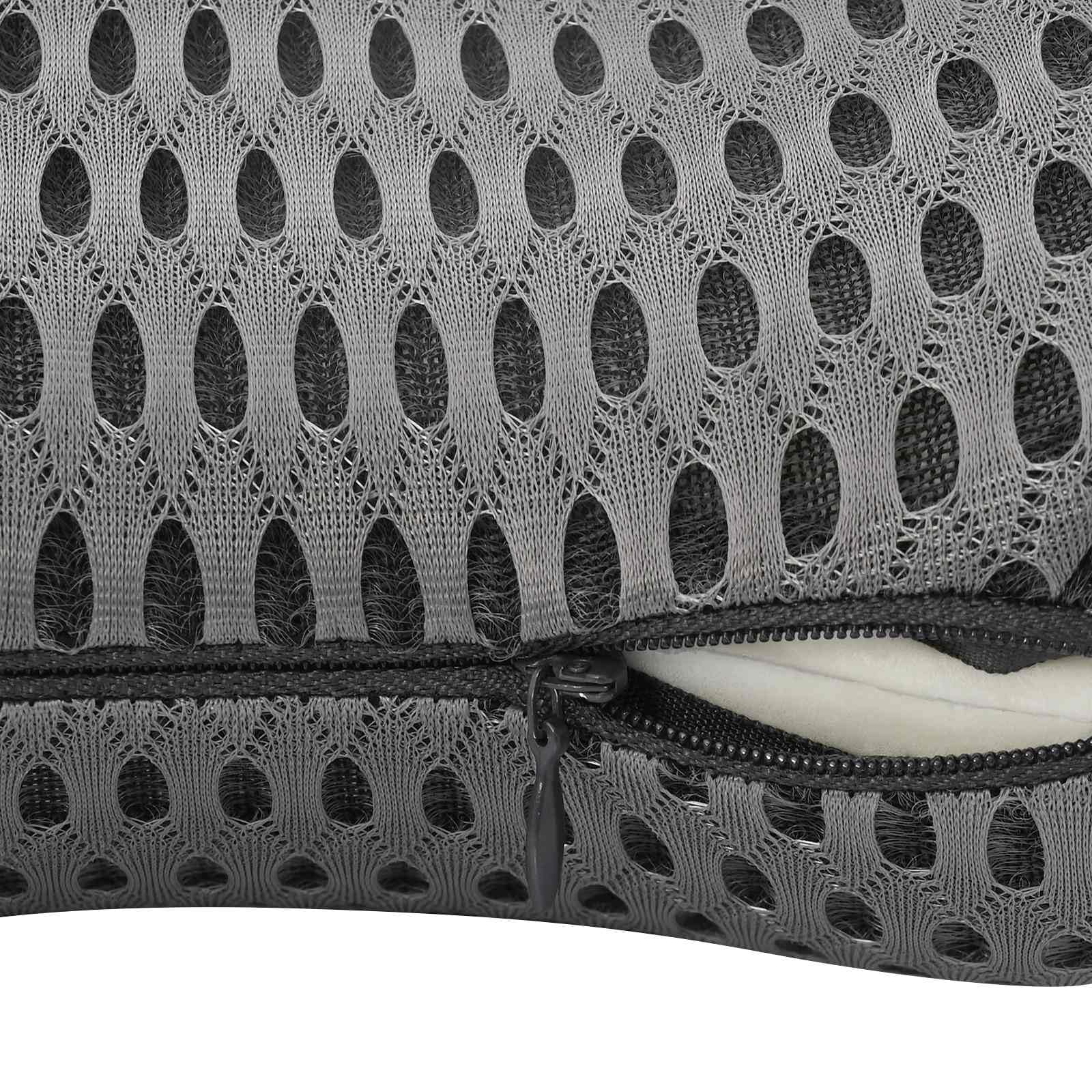 Fengshui Poduszka z pianki Visco 47x24x12 cm szara