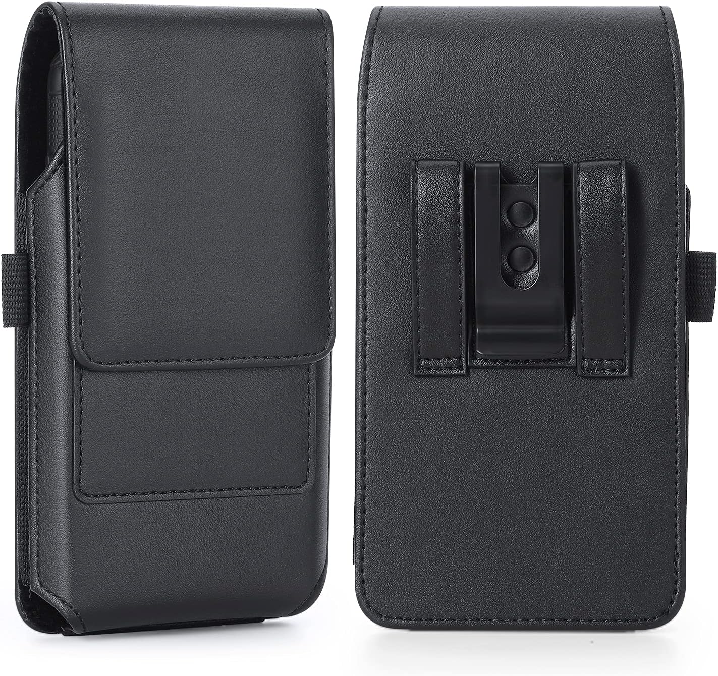 for iPhone 15 Pro Max 15 Plus 14 Pro Max 13 Pro Max 12 Pro Max Holster Black Mobile Phone Belt Pouch Holster Cover Belt Clip Case Pouch for Samsung Galaxy S24+ S23+ S23+ S22+ S23 FE S21 FE 5G