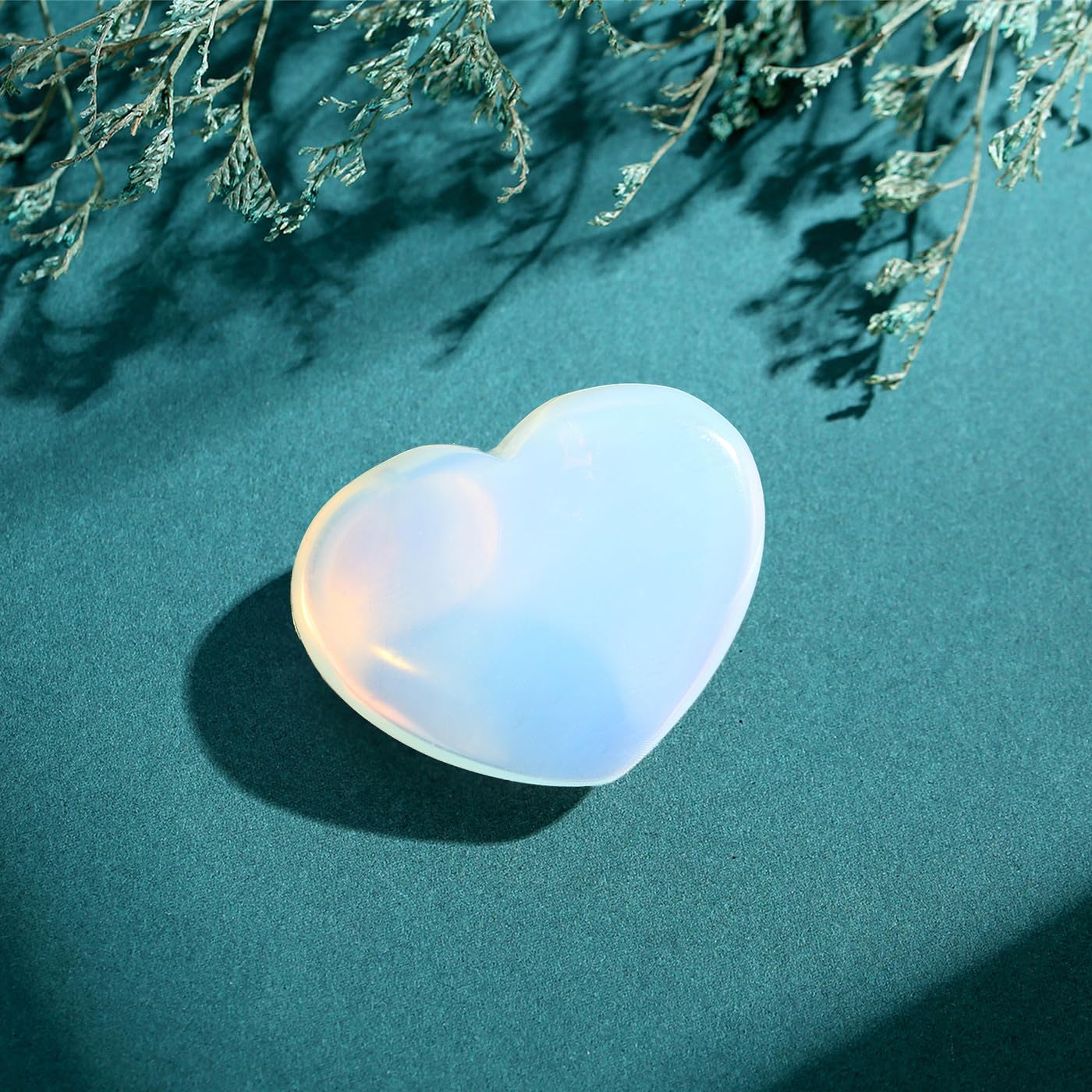 MAIBAOTA 45 mm Rose Quartz Crystals Large Heart Stone Healing Crystals Gifts for Women Natural Reiki Gemstone Polished Heart Shaped Rocks Meditation