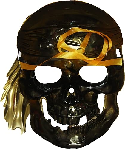 Miniatura 2 de Petitebella pirata oro esqueleto máscara vestir traje
