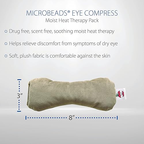 Miniatura 9 de Therapeutica Almohada de viaje, soporte firme  Petite & Core Products MicroBeads Dry Eye Compress Moist Heat Pack Bundle