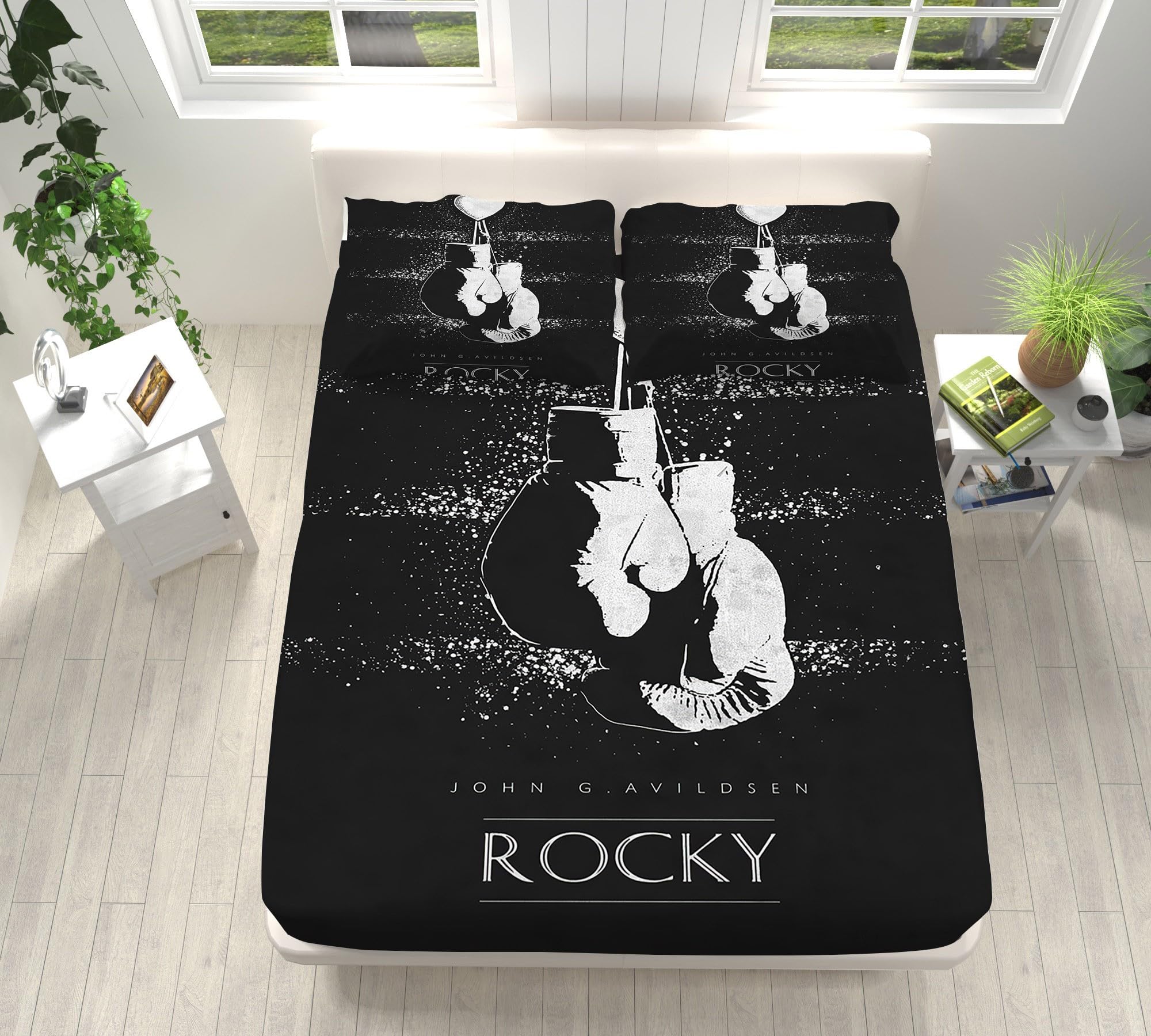 Drap housse gants de boxe 180x200 cm en microfibre douce