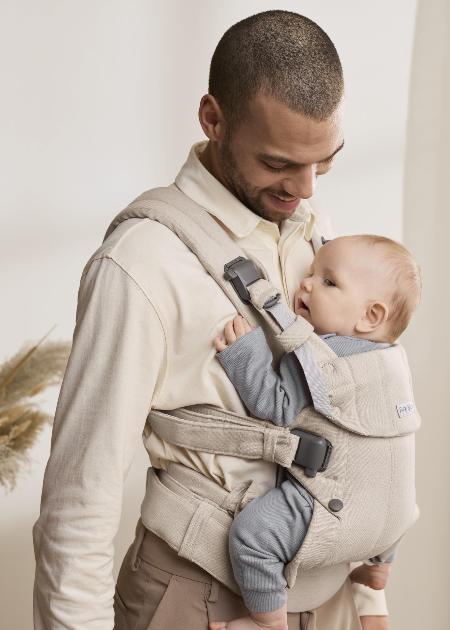 Amazon.com: BabyBjörn Baby Carrier Harmony, Woven mélange, Light