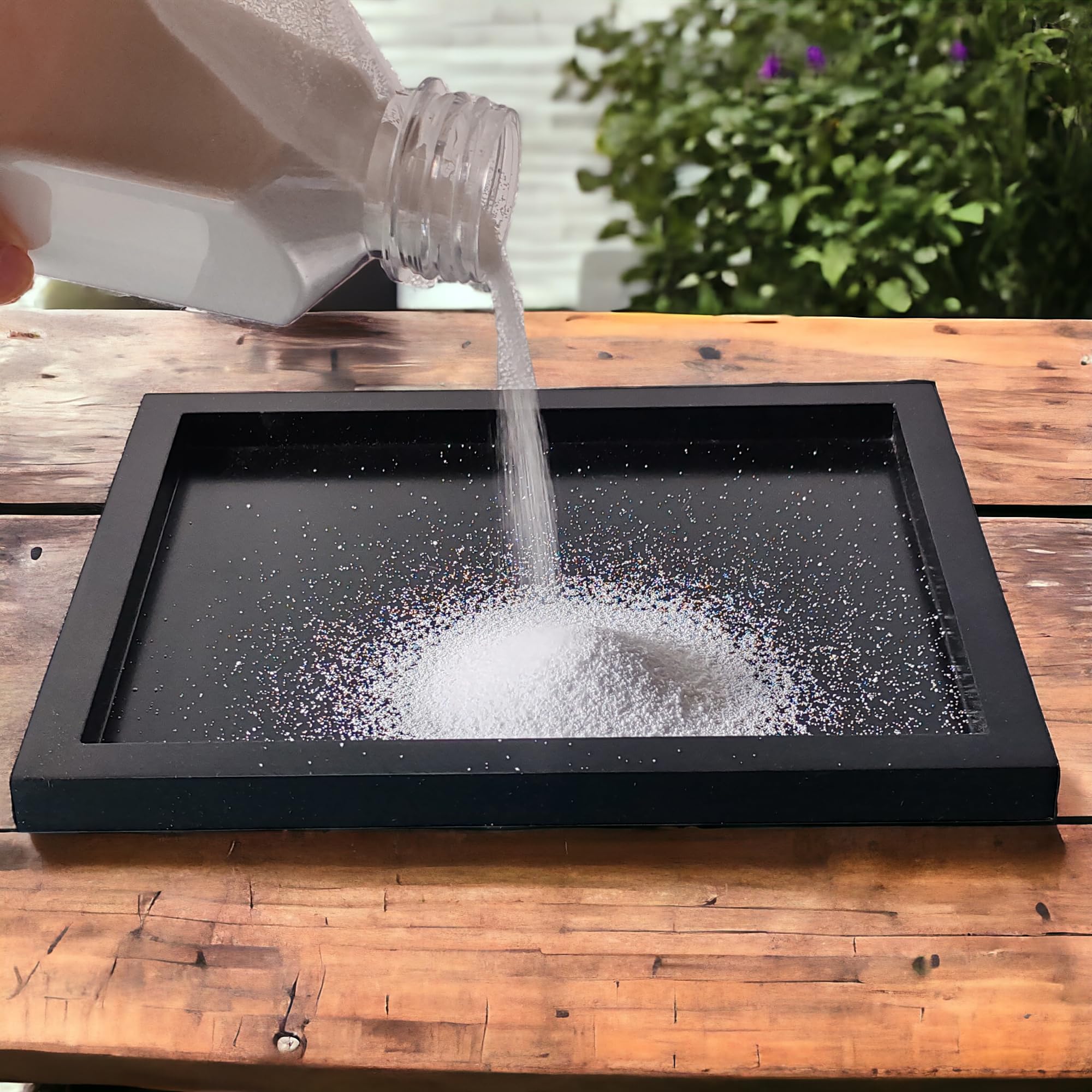 Sable pour Art et Artisanat Zen Jardin Aquarium Terrarium (Blanc 400g)