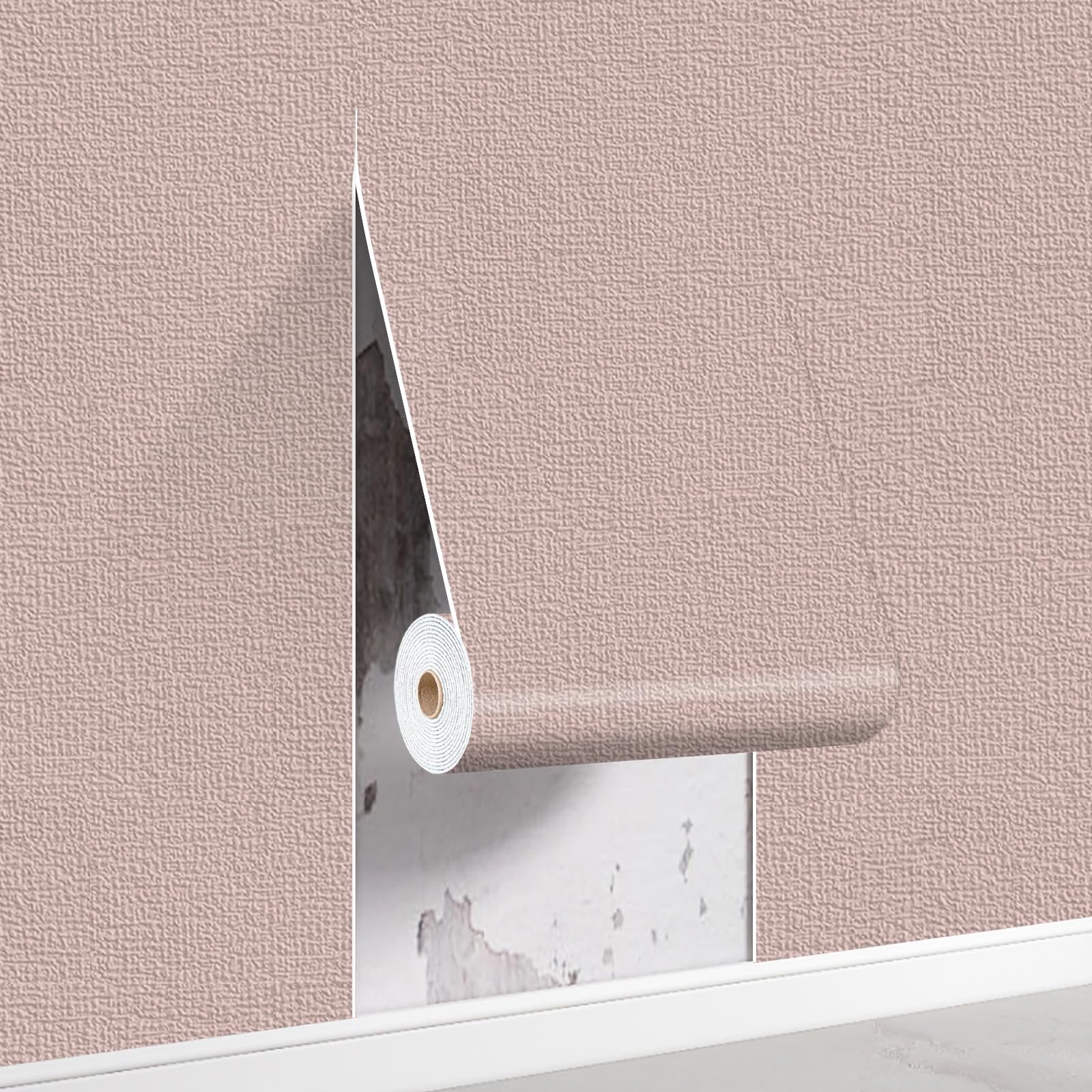 Trafagala 4 Roll 3D Textured 3mm Thick Self Adhesive Thermal Wallpaper for Cold Bad Walls Textured Insulating Wallpaper Waterproof Damp Proof Membrane Wall Panels for Ceiling Kitchen Bedroom — image 1