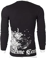 Vista 2 de Xtreme Couture by Affliction - Camisa térmica para hombre, color negro envejecido