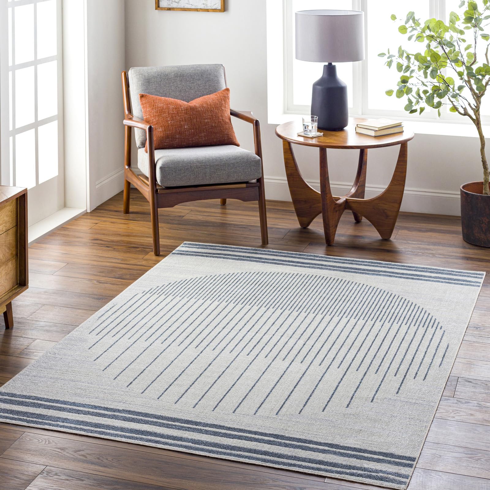 Livabliss Geometric Area Rug - 120 x 170 cm - Brown