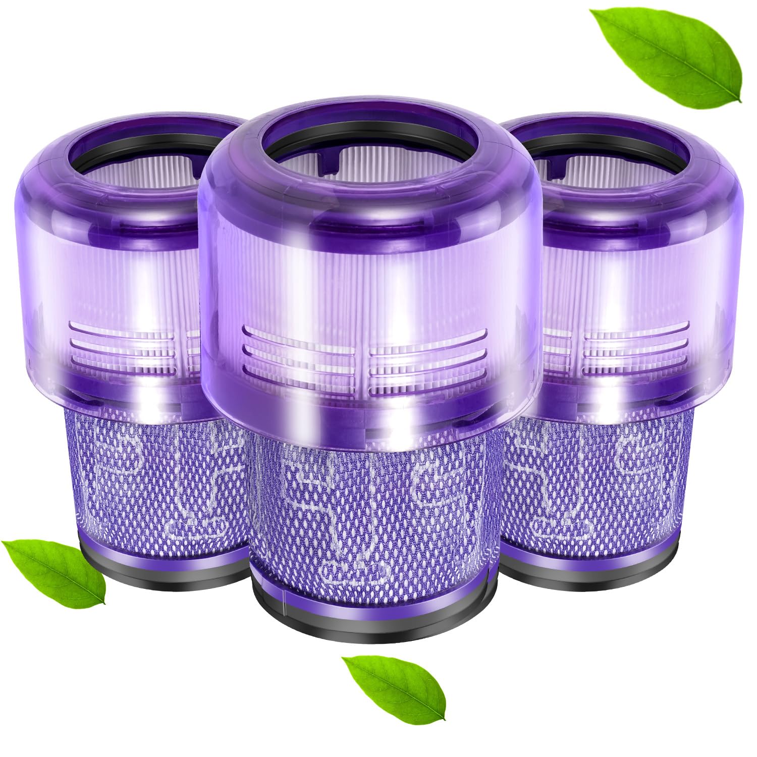 ROMIVO 3 Stück Filters für Dyson V11 V15， Kompatibel mit V11 TorqueDrive Animal Complete, Extra sowie V15 Detect, V15s Detect Submarine,Ersetzen Sie # 970013-02 & 97001302