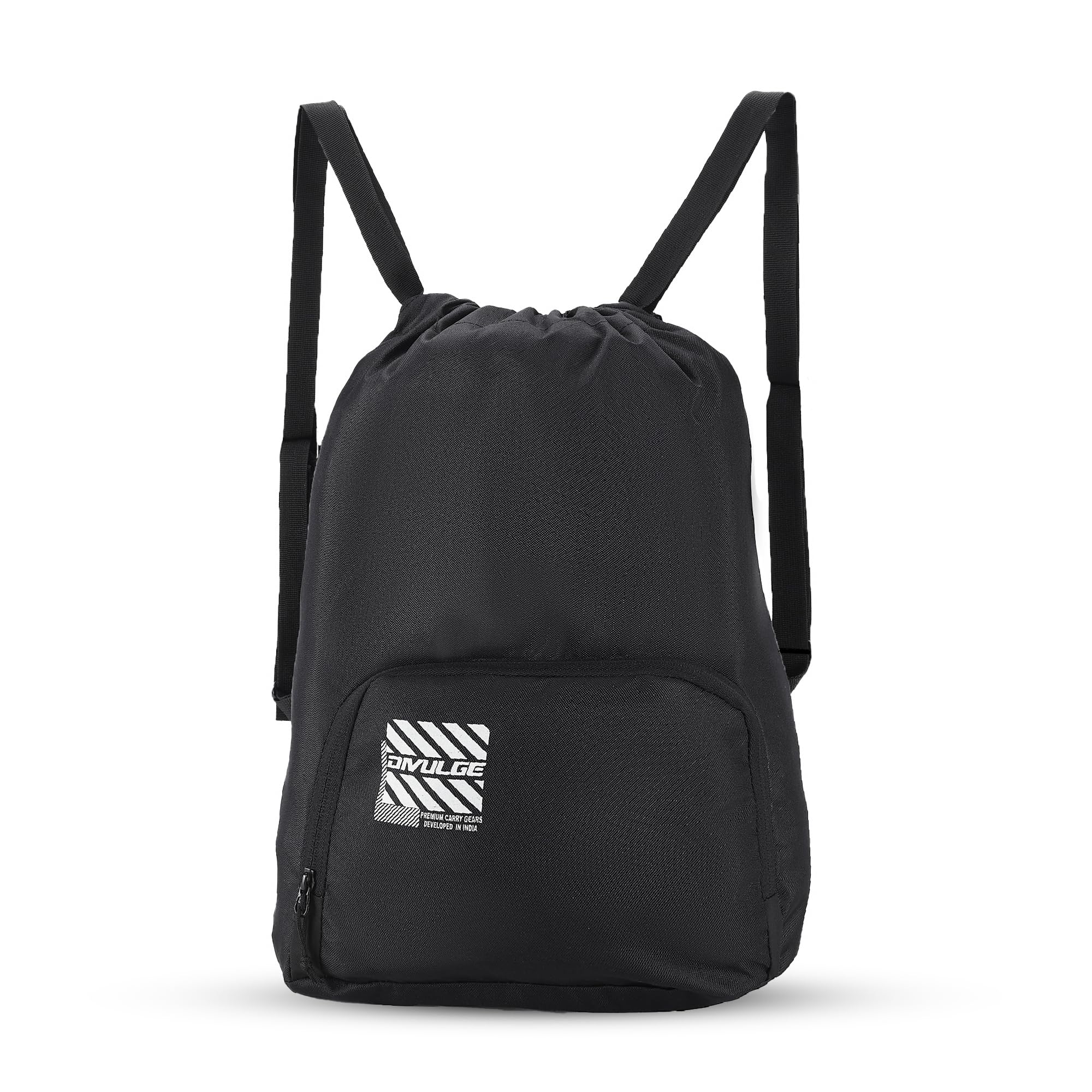 DIVULGE Meteor18 liters Polyester Drawstring bag, daypack Gym bag Rucksack Backpack With Zip Pocket