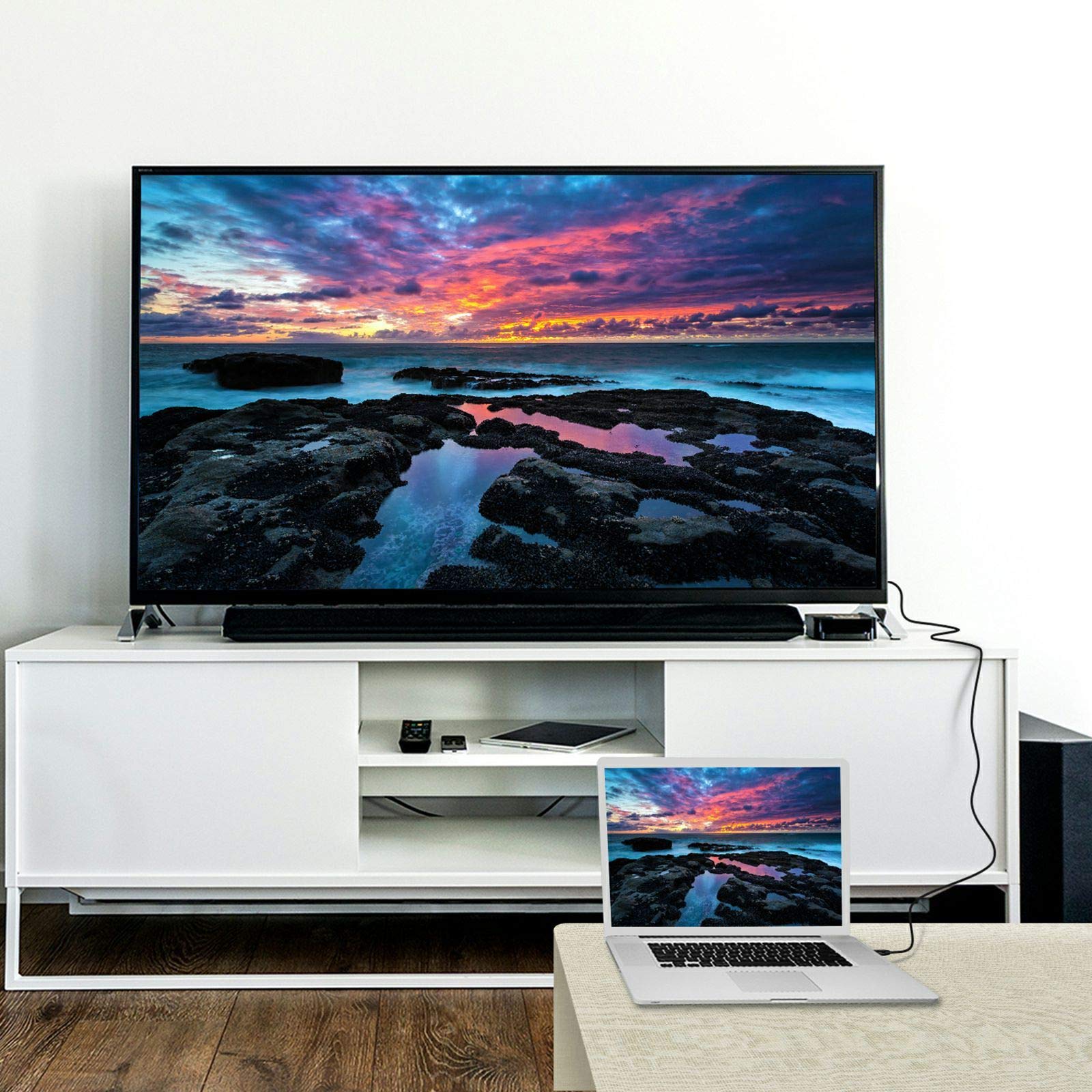 Cable HDMI, cable HDTV de alta velocidad, compatible con Ethernet, 3D, 4K y retorno de audio, paquete de 2, 6 pies 6