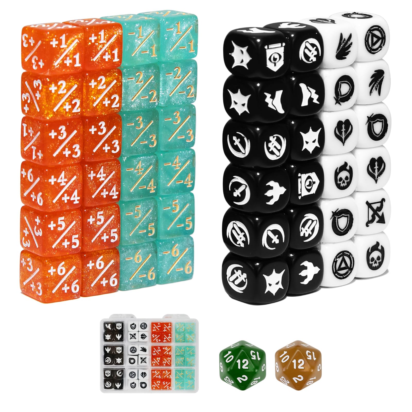 Amazon.co.jp: FourDragons 50個 12mm MTG 能力 キーワード アイコン