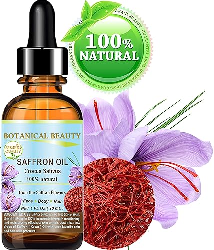 Miniatura 7 de Aceite de SAFFRON KESAR Crocus Sativus 100 Natural para la cara piel cuerpo cabello cuidado de las uñas 05 onzas líquidas- 05fl oz curación