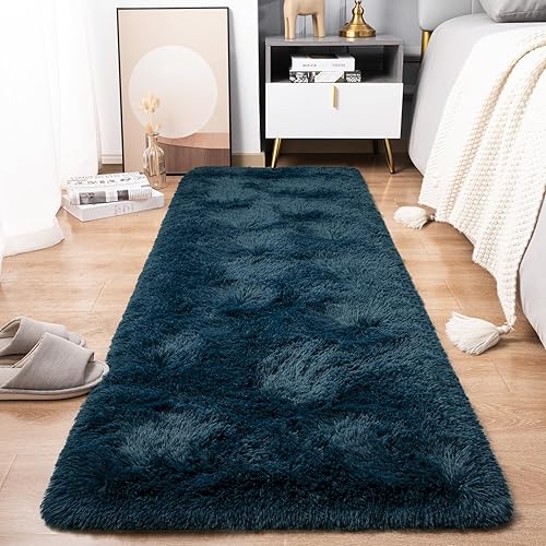 Vista 87 de Pacapet Alfombras esponjosas, alfombras peludas de felpa beige para sala de estar, dormitorio, alfombra mullida para habitación de los niños