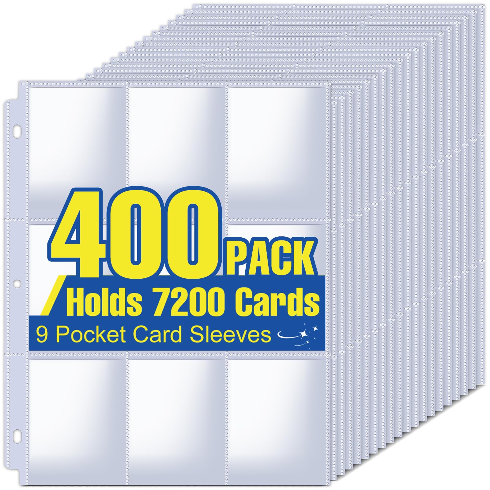 ZENOWICK 9-Pocket Card Sleeves 400 Pages