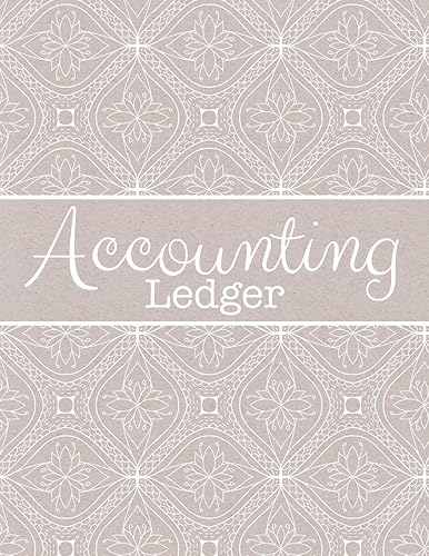 Accounting Ledger: Simple Cash Book Accounts Bookkeeping Journal for Small Business | Log, Track, &amp; Record Expenses &amp; Income