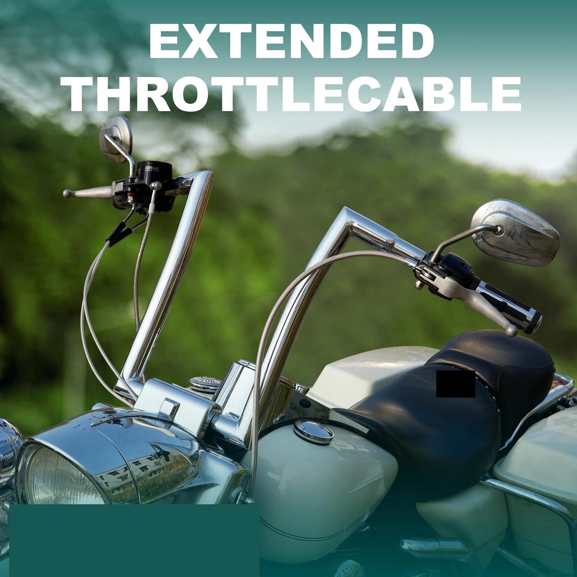 Juego de cables ralentí para acelerador motocicleta, 116/132/137CM, Para Softail Para personalizado Para la noche Para el tren Para Deuce 2000-2006