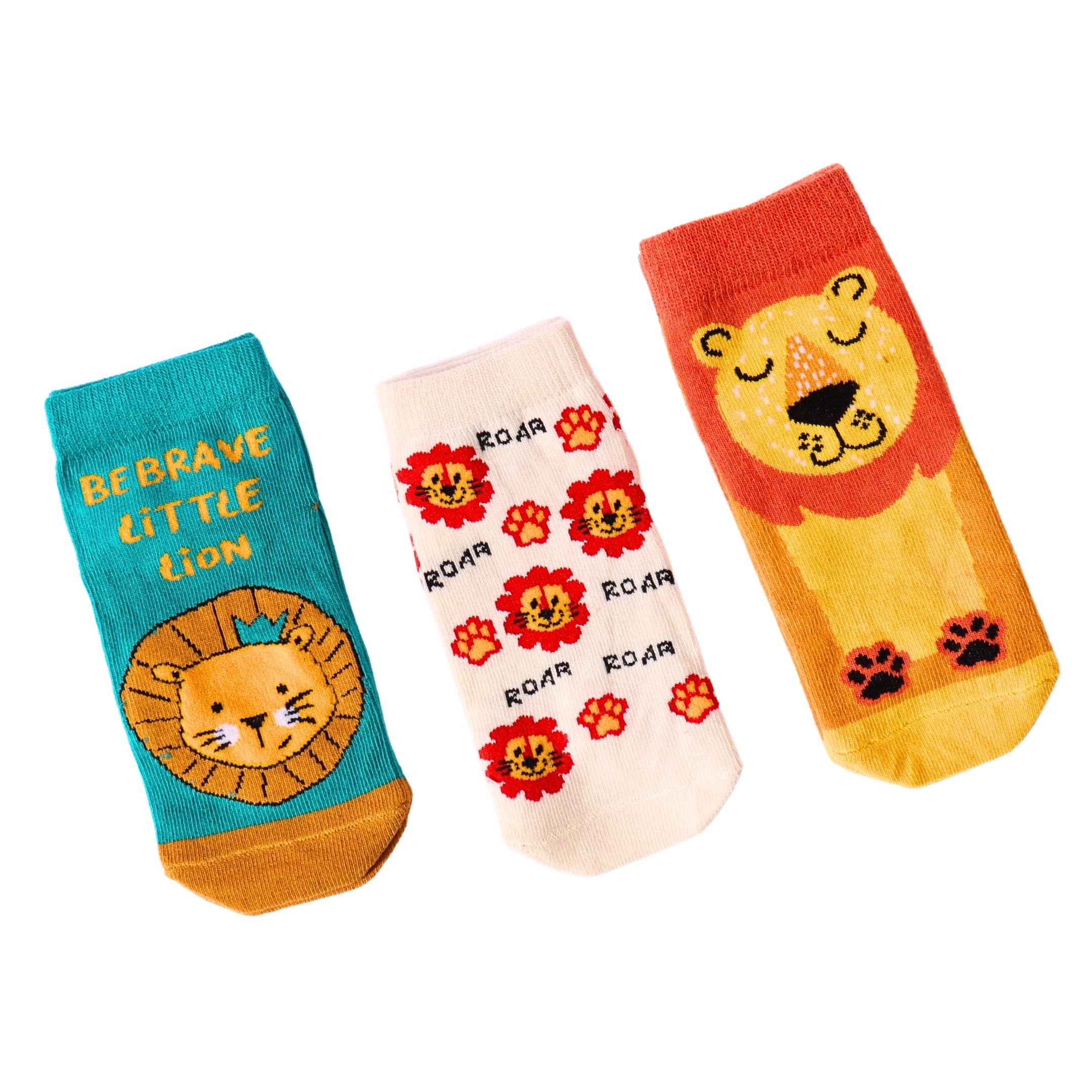Printed Kids Socks | Low-Cut Ankle Length Cotton Socks for Kids | Breathable, Odourless, Printed Kids Socks for Boys and Girls | Combo Pack of 3