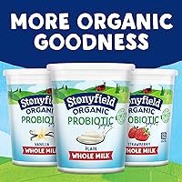Vista 8 de Stonyfield Orgánico, yogur natural de leche entera, 32 oz