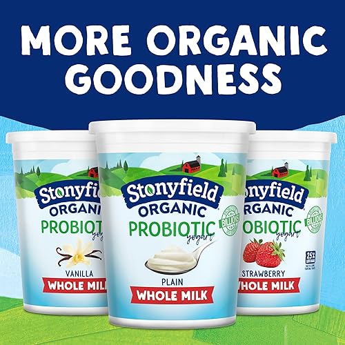 Miniatura 8 de Stonyfield Orgánico, yogur natural de leche entera, 32 oz