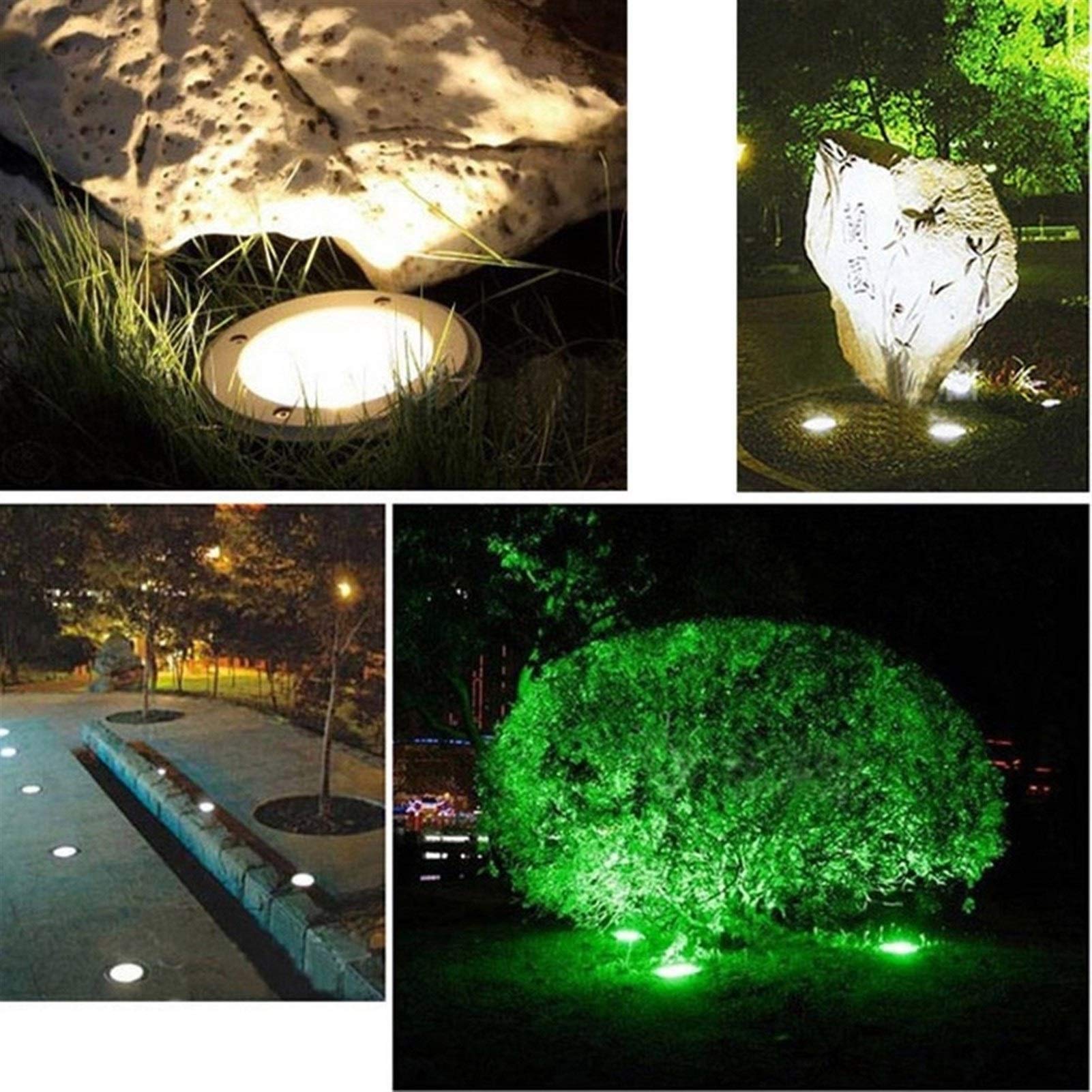 Faretti Incasso Esterni Impermeabile IP67 AC85-265V all'aperto Giardino terrazza Faretto da Incasso Luce Bianca Calda 10 Potenza (Colore : Bianco Caldo, Misurare : 30W)