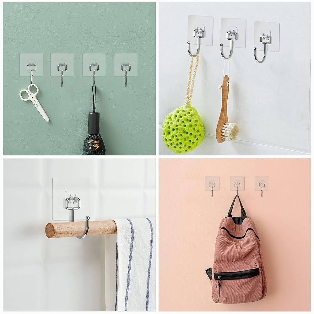 新品⭐️壁掛け フック 粘着 強力 壁穴あけないフック 防湿錆びない 10枚 Amazon.co.jp: RoBeKaU 壁掛け フック 粘着 強力 壁穴あけない