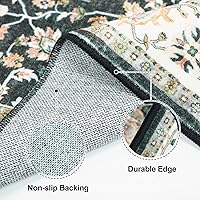 Vista 4 de Alfombra Pasillo Lavable 2x10 - Alfombra de Pasillo Alfombras y Tapetes de Cocina Antideslizante Lavable Impermeable Alfombra Pasillo para Sala